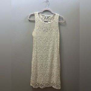 Cream lace dress, size M, Charming Charlie’s